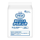 【12袋】アテント 温められるからだふき超大判 個包装タイプ 30×60cm 大王製紙 25本×6P×2ケース 送料無料