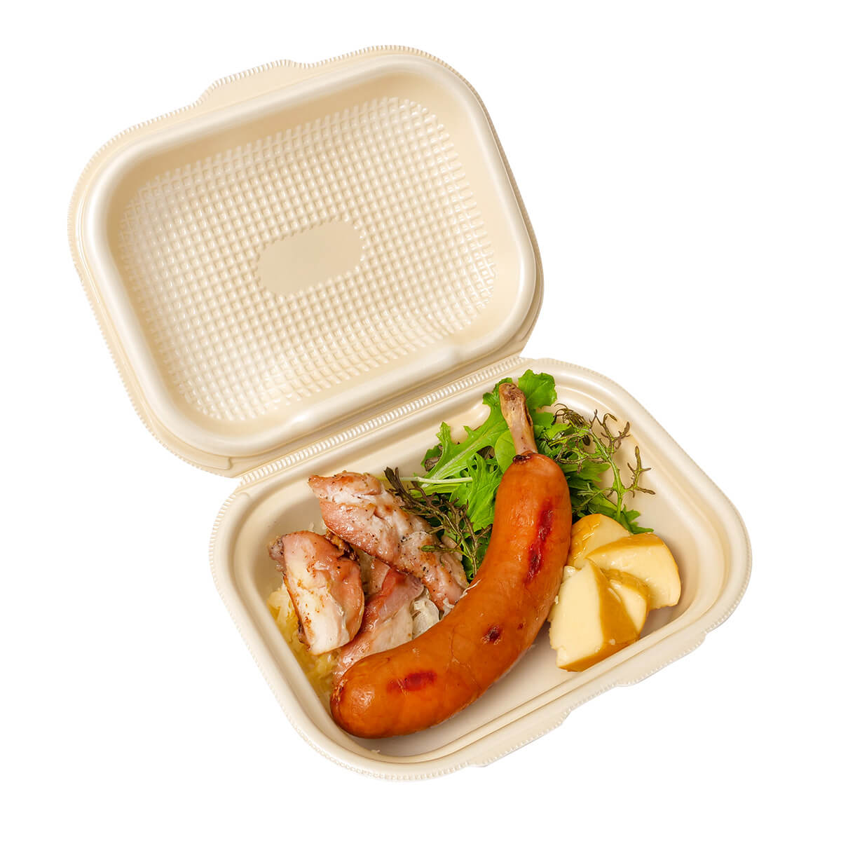 【270枚】DLVボーノ19-15 ベージュ エフピコ 使い捨て 容器 業務用 お惣菜 PSP ごはん ランチ 弁当容器 270枚入