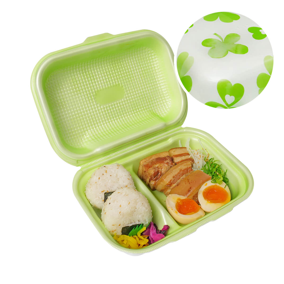 【30枚】DLVボーノ23-16-1 クローバー エフピコ 使い捨て 容器 業務用 お惣菜 PSP ごはん ランチ 弁当容器 30枚入