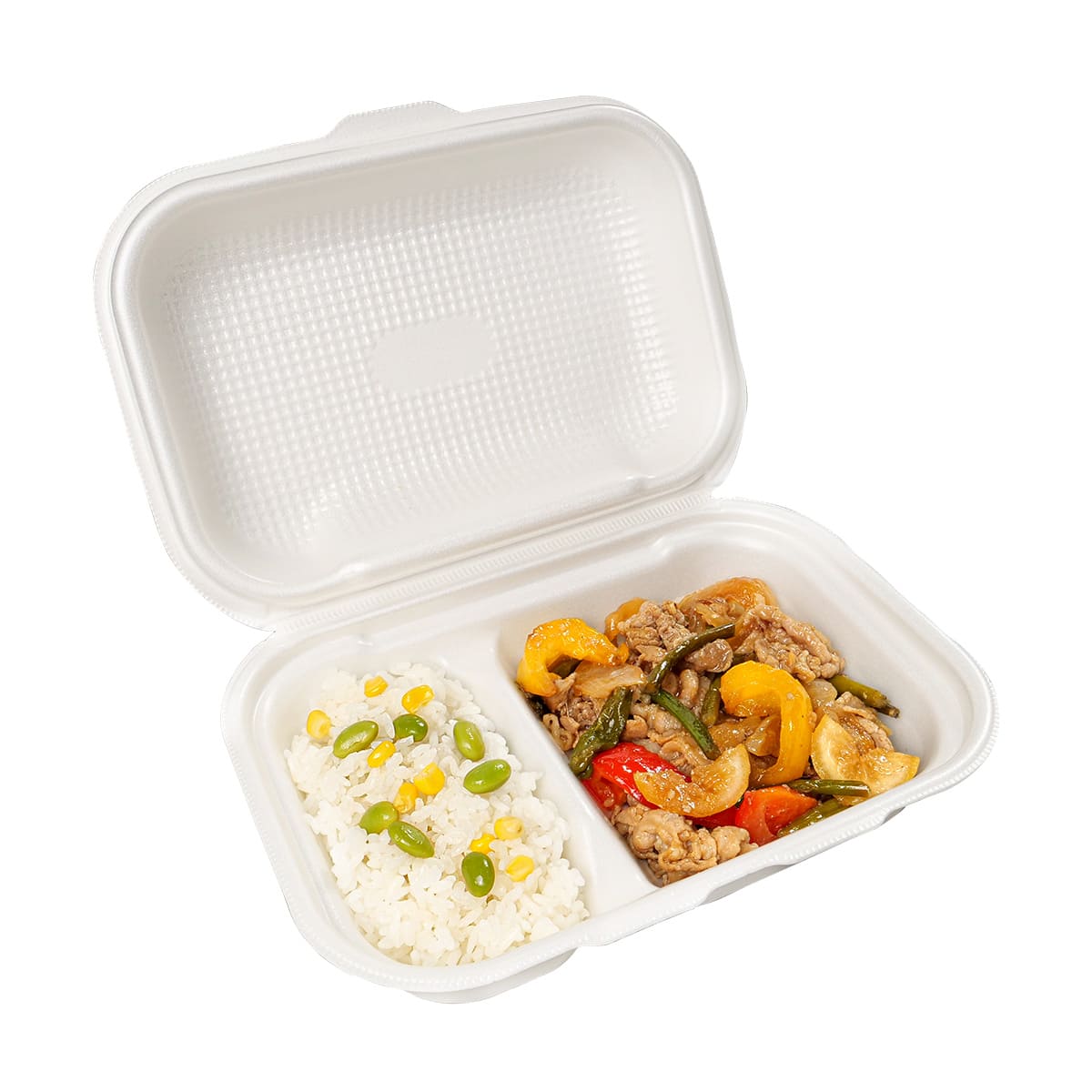 【30枚】DLVボーノ23-16-1MFP 白 エフピコ 使い捨て 容器 業務用 お惣菜 PSP ごはん ランチ 弁当容器 30枚入