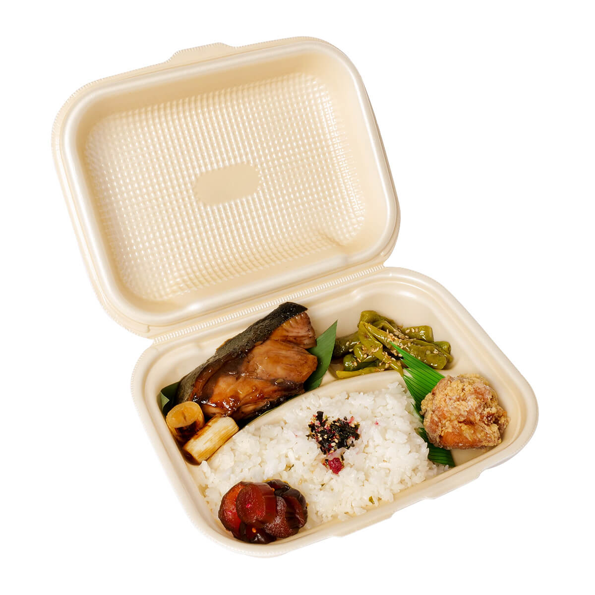 【30枚】DLVボーノ23-18-1 ベージュ エフピコ 使い捨て 容器 業務用 お惣菜 PSP ごはん ランチ 弁当容..