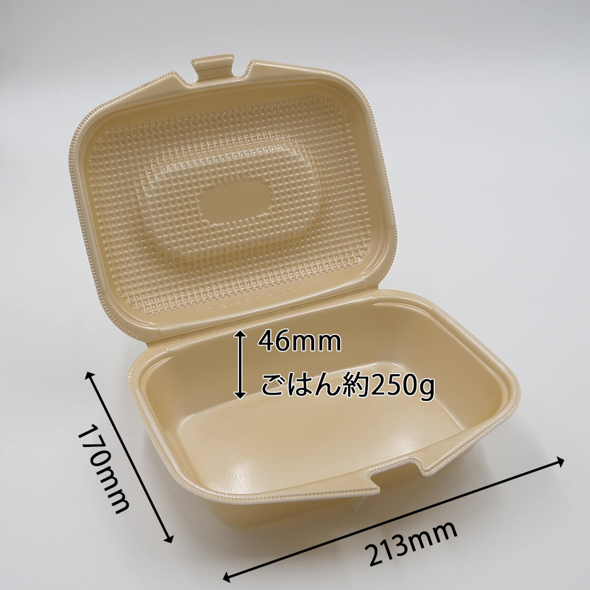 【30枚】DLVランチ21-17 ベージュ エフピコ 使い捨て 容器 業務用 お惣菜 PSP ごはん ランチ 弁当容器 ..