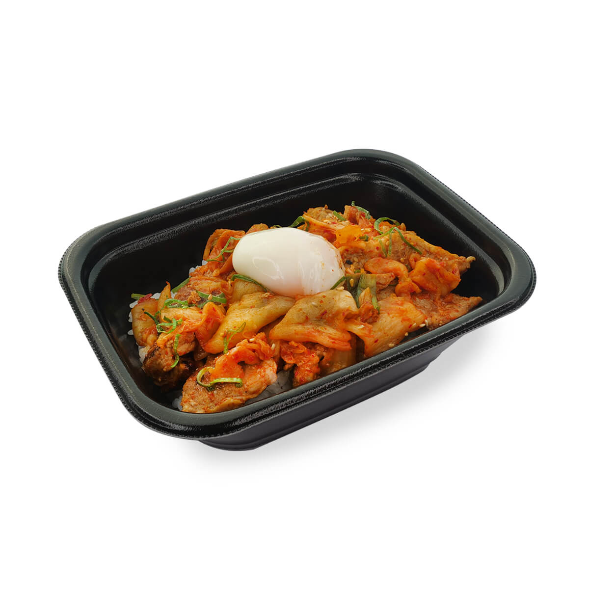 【50枚】DLV角丼19-14（61）MFP黒W エフピコ 業務用 使い捨て 弁当 二段 丼 どんぶり 容器 （本体のみ）50枚入