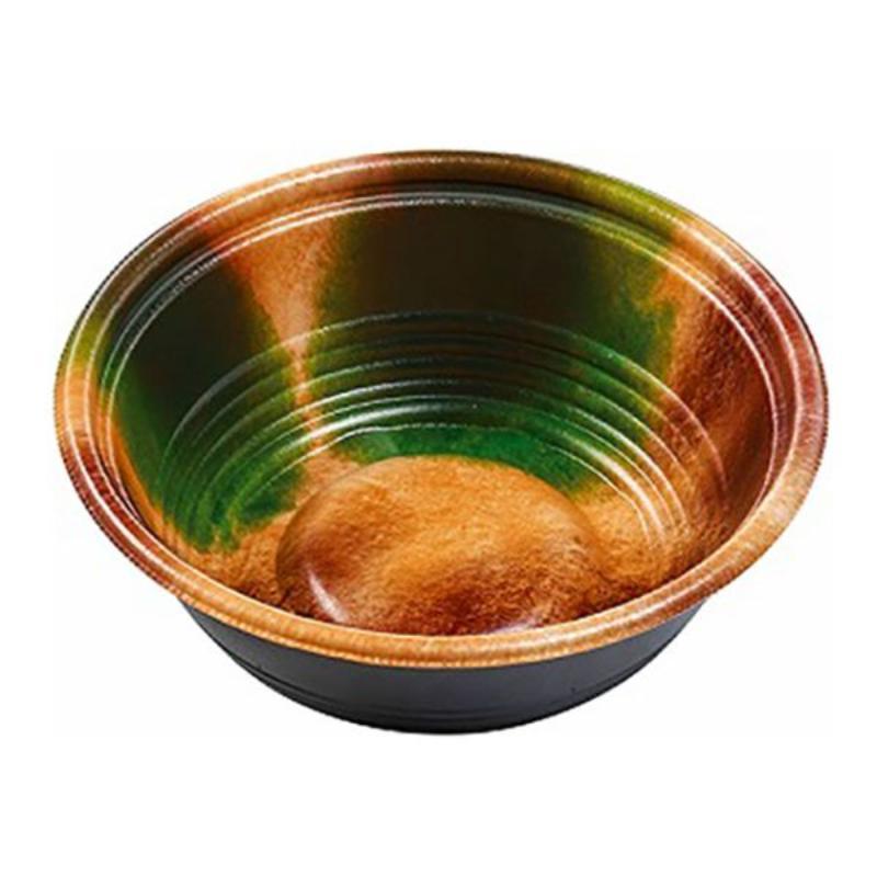 MFPホット麺17 (57) R 陶がすみ◇麺に特化した丼容器。メニューに合わせて本体形状と柄が選べます。ラーメン・そばのテイクアウトに利用出来ます。●本体：レンジ対応●素材：PSP耐熱（MFP）●耐熱温度：110℃　　　　　　●サイズ：Φ...