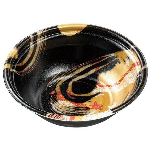 【600枚】MFPホット麺19(61)鉢 風黒金 エフピコ どんぶり 素麺（本体のみ） 600枚入