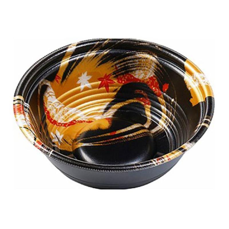 【750枚】MFPホット麺17 (57) R 風金黒 エフピコ どんぶり 素麺（本体のみ） 750枚入