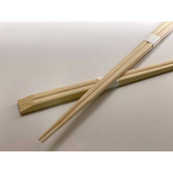 樂天商城 - 【10膳お試しセット】竹箸 〈極細〉 天削箸 23.5cm 白帯巻 高級 割り箸 使い捨て 業務用 飲食店 割箸 10膳入　(315343)