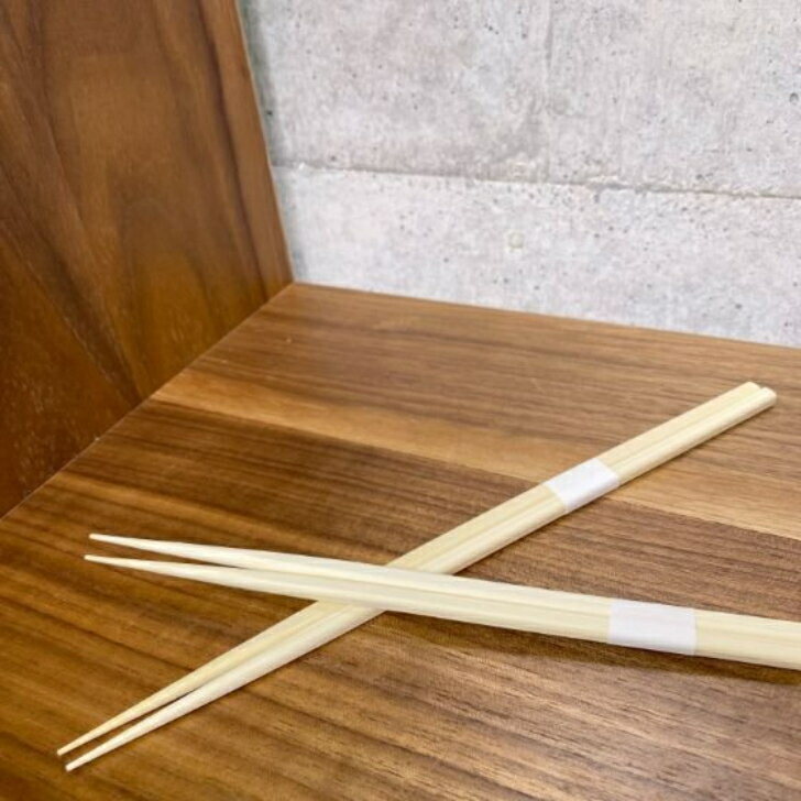 【100膳】竹箸 角箸 21cm 白帯巻 〈超...の紹介画像2