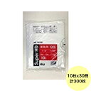 【300枚】120L ポリ袋 GH122 (半透明) HDPE 0.020mm厚 サイズ HHJ 業務用 ビニール袋 ゴミ袋 10枚×30冊入(1ケース 送料無料)(3)