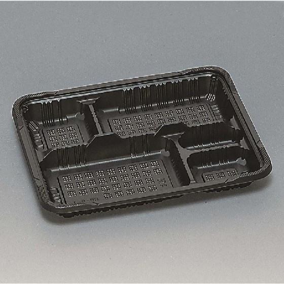 樂天商城 - 【50枚】憩い RP-6-1H 黒 E 本体 福助工業 使い捨て 弁当容器　（本体のみ）50枚入