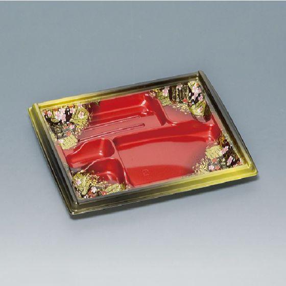 樂天商城 - 【600枚】箱膳 23-20-6H 優美 本体 福助工業 使い捨て 業務用 弁当箱 テイクアウト お持ち帰り 弁当容器　（本体のみ）600枚入