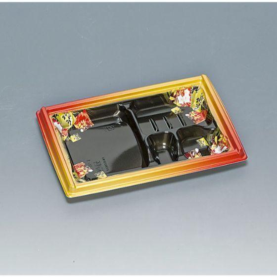 樂天商城 - 【800枚】箱膳 23-16-1H 山水 本体 福助工業 使い捨て 業務用 弁当箱 テイクアウト お持ち帰り 弁当容器 （本体のみ）800枚入