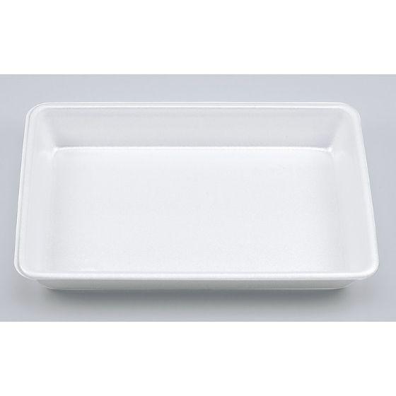 樂天商城 - 【50枚】VK-9 無地 本体 （ニ合半折） 弁当 発泡 シーピー化成 使い捨て 惣菜 トレー ランチ PSP ごはん容器　（本体のみ）50枚入