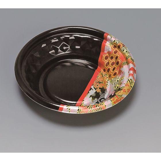 樂天商城 - 【300枚】福丸丼 190H ひとえ赤 福助工業 使い捨て 弁当 丼 PP発泡 どんぶり容器 本体のみ　300枚入（1ケース 送料無料）