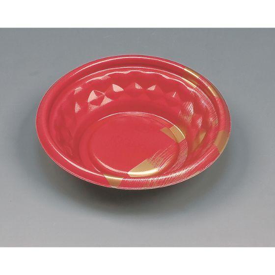 樂天商城 - 【600枚】福丸丼 180H 赤木目GL 福助工業 使い捨て 弁当 丼 PP発泡 どんぶり容器 本体のみ　600枚入（1ケース 送料無料）