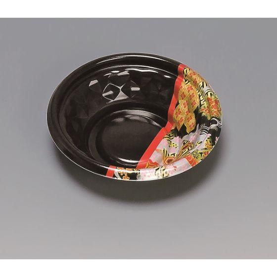 乐天商城 - 【50枚】福丸丼 160H ひとえ赤 福助工業 使い捨て 弁当 丼 PP発泡 どんぶり容器　（本体のみ）50枚入