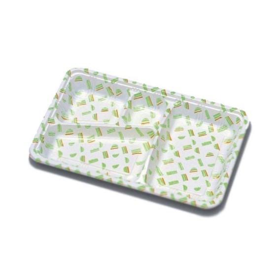 樂天商城 - 【50枚セット】LC-625 若葉（かぶせフタ付） 福助工業 使い捨て 仕出し容器 弁当容器　50枚セット