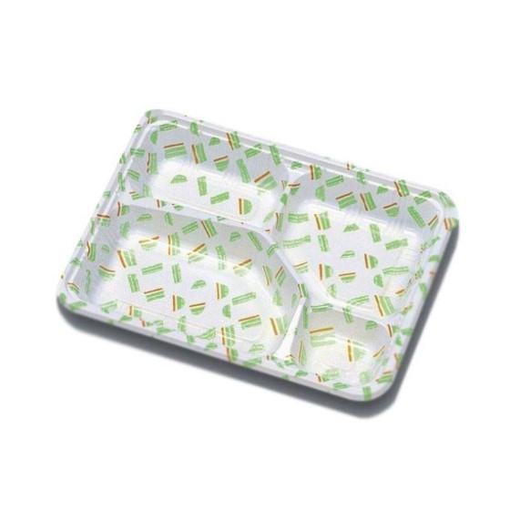 【50枚セット】LC-624 若葉（かぶせフタ付） 福助工業 使い捨て 仕出し容器 弁当容器　50枚セット