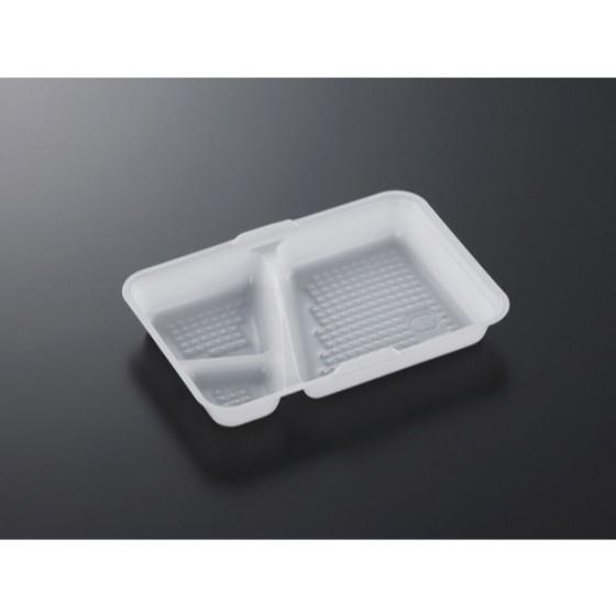 CFランチBOX◇ご飯とおかずを分けれる、二段式のお弁当容器です。●中仕切：レンジ△●素材：CF●耐熱温度：80℃　　　　　　●サイズ：185×126×30mm ●入数：50枚【800枚】CFランチBOX-2 中仕切 中央化学 使い捨て 弁当容器 どんぶり 二段弁当 （地域限定 送料無料）　800枚入 CFランチBOX-2 中仕切 10