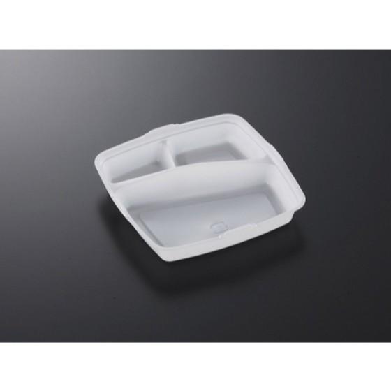 樂天商城 - 【800枚】CFランチBOX-1 中仕切 中央化学 使い捨て 弁当容器 どんぶり 二段弁当 （地域限定 送料無料）　800枚入
