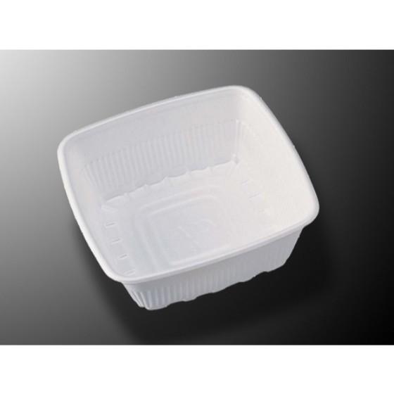 CFランチBOX◇ご飯とおかずを分けれる、二段式のお弁当容器です。●本体：レンジ対応●素材：CT●耐熱温度：130℃　　　　　　●サイズ：156×156×58mm ●入数：50枚【800枚】CFランチBOX-1 身（本体） 中央化学 使い捨て 弁当容器 どんぶり 二段弁当 （地域限定 送料無料）　800枚入 CFランチBOX-1 身（本体） 10