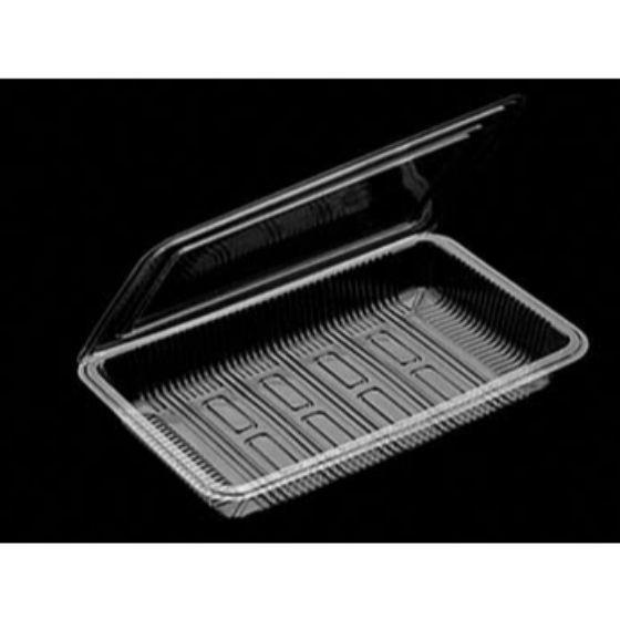 Disposable - 【1200枚】フードパック OP-013 特大平 デンカポリマー 業務用 使い捨て 弁当容器 惣菜容器 （地域限定 送料無料）　1200枚入