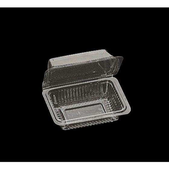 樂天商城 - 【100枚】P-62 フードパック おにぎり（2ケ用） 福助工業 使い捨て 業務用 お弁当容器 お持ち帰り テイクアウト 透明 惣菜容器　100枚入