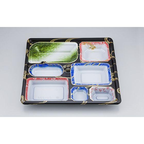 樂天商城 - 【20枚】CU-236 曲水 本体 シーピー化成 使い捨て 容器 業務用 弁当容器 会席膳 仕出し容器 （本体のみ） 20枚入