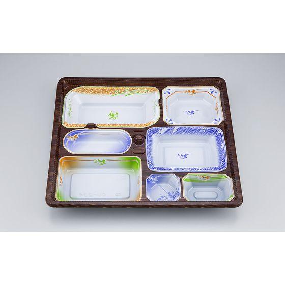 樂天商城 - 【20枚】CU-236 うつろい 本体 シーピー化成 使い捨て 容器 業務用 弁当容器 会席膳 仕出し容器 （本体のみ） 20枚入