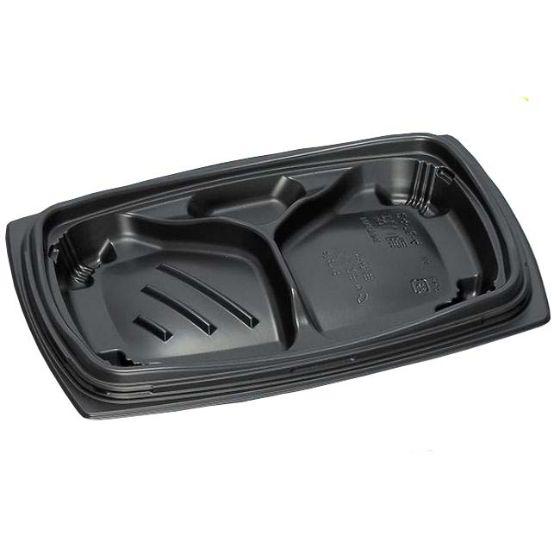 【900枚】祝い膳24-16-4H 黒 本体（PPF＋バイオマス）福助工業 バイオマス容器 環境配慮型 使い捨て 業..