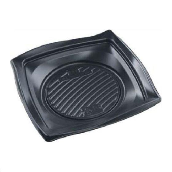 Rakuten - 【50枚】黒 HSウェーブ-190 本体 エフピコ 使い捨て 業務用 弁当 中華 惣菜 丼 どんぶり容器 （本体のみ） 50枚入