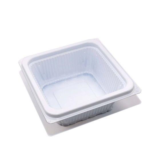 乐天商城 - 【50枚】DLV角 12-12（47）MSD 白W エフピコ 使い捨て 弁当 おかず 中華 洋食 惣菜 デリバリー容器　（本体のみ）50枚入