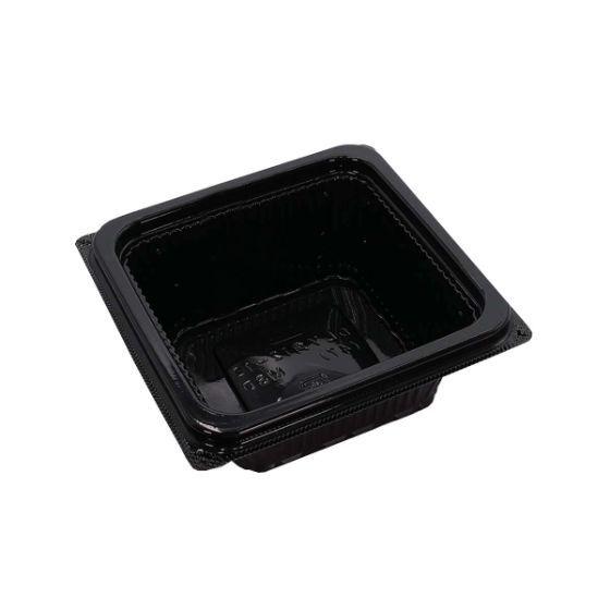 樂天商城 - 【50枚】DLV角 12-12（47）MSD 黒 エフピコ 使い捨て 弁当 おかず 中華 洋食 惣菜 デリバリー容器　（本体のみ）50枚入