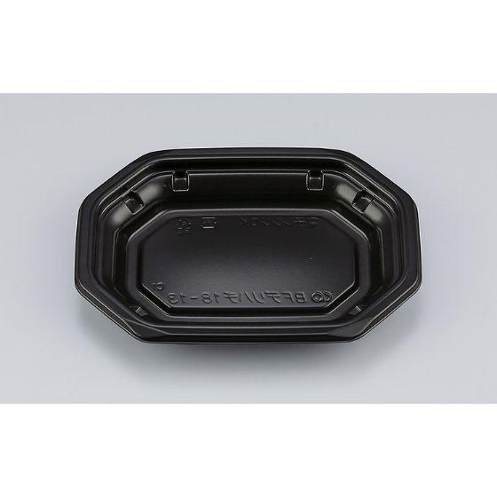 樂天商城 - 【50枚】BFデリハチ18-13 黒 本体 シーピー化成 使い捨て 容器 業務用 弁当 中華 惣菜 丼 どんぶり容器 （本体のみ） 50枚入
