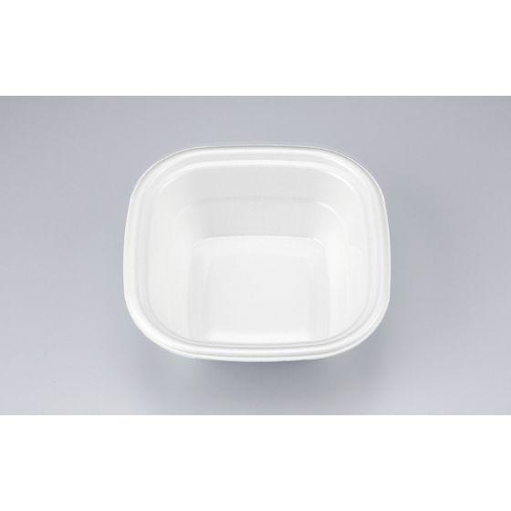 樂天商城 - 【50枚】TN角丼17 無地 本体 シーピー化成 使い捨て 丼 2段 弁当 セパレート 業務用 どんぶり容器　（本体のみ）50枚入