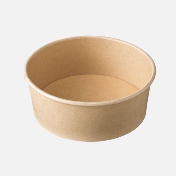 樂天商城 - 【600枚・本体と蓋セット】KM165-900 ナチュラル 本体 + KM-165 フタ（OPS） ケーピープラテック KMカップ 使い捨て 業務用 弁当容器 どんぶり 各600枚入