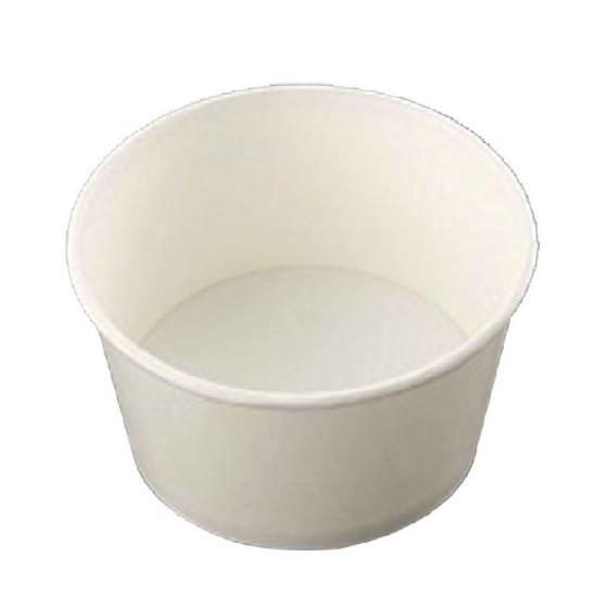 樂天商城 - 【600枚】KM140-750 白 本体 ケーピープラテック KMカップ 業務用 使い捨て 弁当容器 どんぶり 紙カップ スープカップ 　600枚入