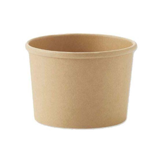 【25個】未晒フードカップ（235ml） シモジマ 使い捨て 惣菜 みそ汁カップ スープ容器　（本体のみ）25..