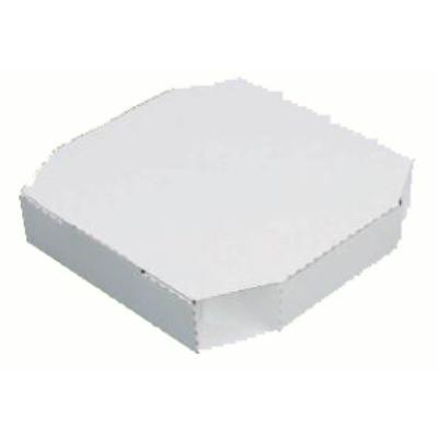 【10枚】Nピザ箱 M 白 （10インチ） シモジマ 使い捨て 惣菜 ピザ 耐油加工 晒クラフト紙 PIZZA容器　1..