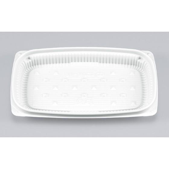 【50枚入/バラ】ポリ容器 重ね折B 中央化学 透明 業務用 業者 使い捨て のせ蓋付き セット販売 弁当容器 459