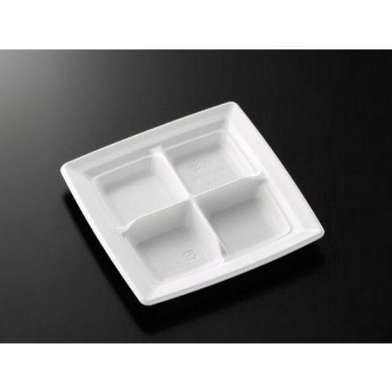 【50枚】CT沙楽 KS18-18-A W 身 中央化学 使い捨て 弁当 おかず 中華 洋食 惣菜容器　（本体のみ）50枚入