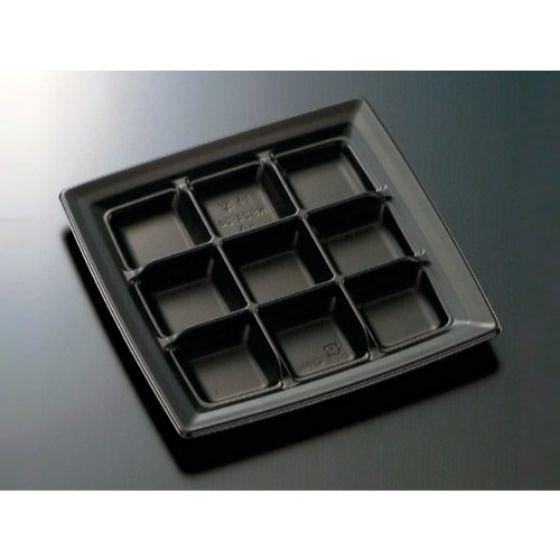 【50枚】CT沙楽 KS24-24-A BK 身 中央化学 使い捨て 弁当 おかず 中華 洋食 惣菜容器　（本体のみ）50枚入