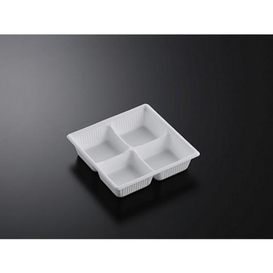 樂天商城 - 【800枚】SDキャセロ 15-15 4S W 身 中央化学 使い捨て 弁当 おかず 中華 洋食 惣菜容器　（本体のみ）800枚入