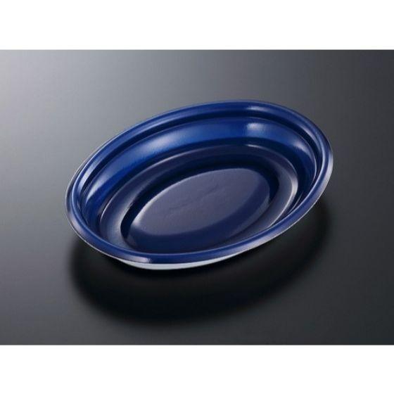 【50枚】TPボレノ M24-18 紺 身 中央化学 使い捨て 弁当 おかず 中華 洋食 惣菜容器　（本体のみ）50枚入