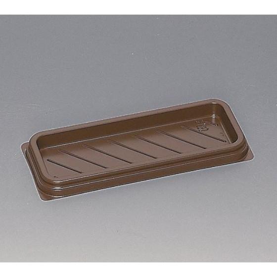 【1200枚】Fパレ W-90（ブラウン） 福助工業 調理パン 菓子容器 惣菜容器 サンドイッチ容器 （地域限定 送料無料）　1200枚入