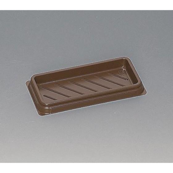 樂天商城 - 【50枚】Fパレ W-88（ブラウン） 福助工業 使い捨て 惣菜 調理パン 菓子 サンドイッチ容器　（本体のみ）50枚入