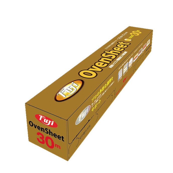 樂天商城 - 【1本】フジ オーブンシート （33cm×30m） 業務用 両面シリコン加工　1本入　(373800)