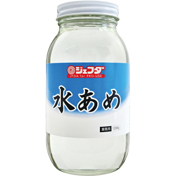 【1個】 JFDA 水あめ 1.2kg(1200g) 瓶詰 国内製造 水飴 ジェフダ