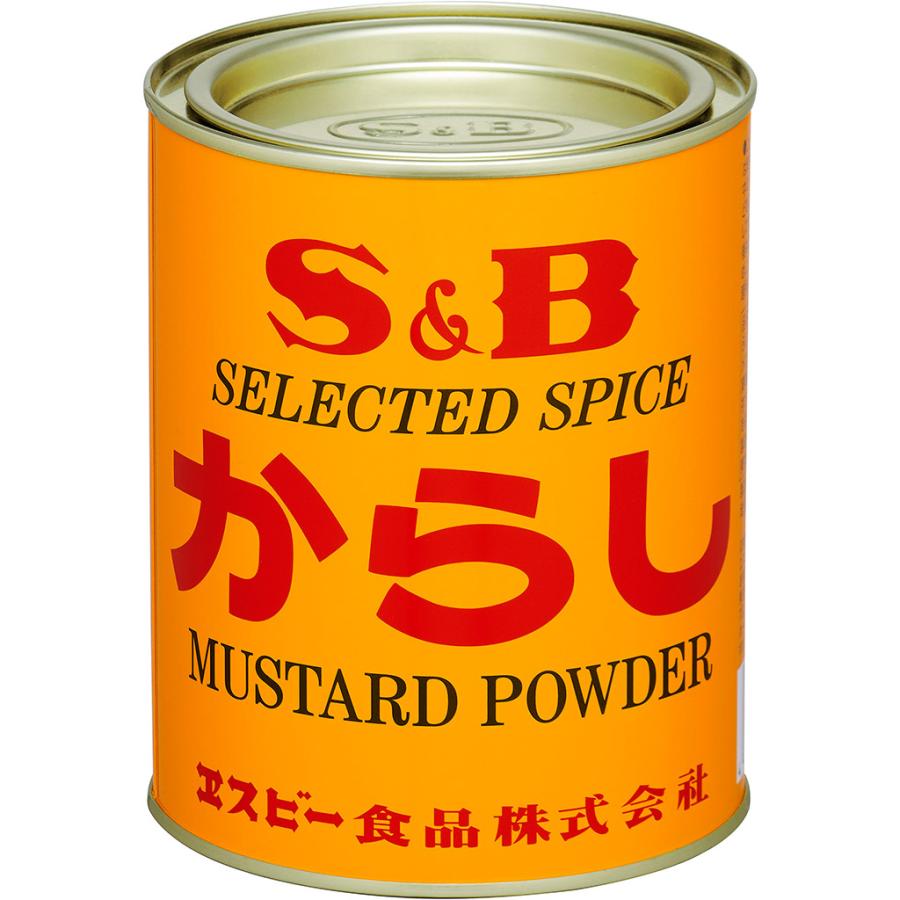 【1缶】 S&B エスビー からし 缶 400g