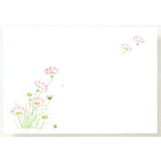 樂天商城 - 【100枚】高級和紙マット No.412 コスモス 〈尺3〉 9月〜11月 カミイソ産商 業務用 使い捨て 紙 テーブルマット　100枚入